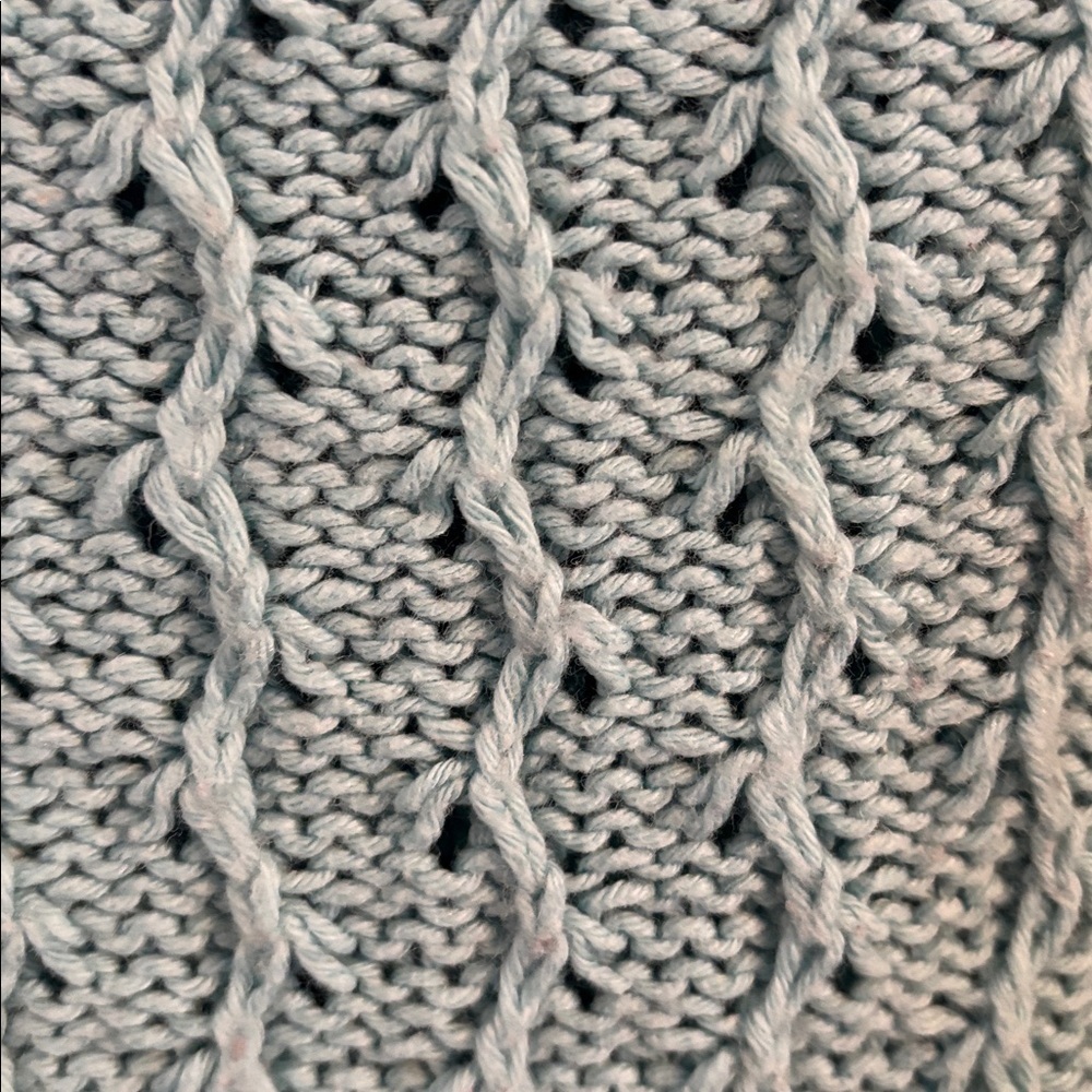 Talbots Textured Knit Sweater in Light Blue - Picture 2 of 3